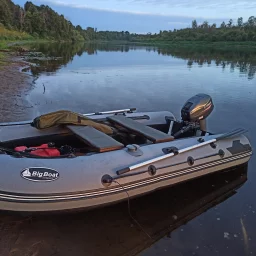 Лодку Ермак 340 Big boat и мотор Tarpon Oth 9.9. (15л.с.)